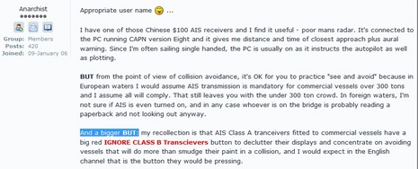 The Class B AIS filtering myth revisited, arrrrrgh! thumbnail