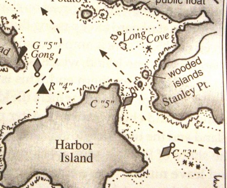 Burnt sketch Maine Coast Guide 
