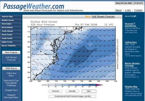 PassageWeather screen cPanbo