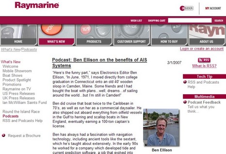 Raymarine AIS podcast