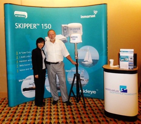 Ronald Hiemann & Apple Tan, Manager Marketing for Addvalue Singapore.JPG