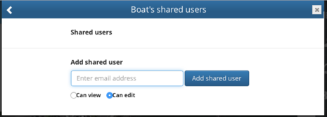 Boat Command sharing