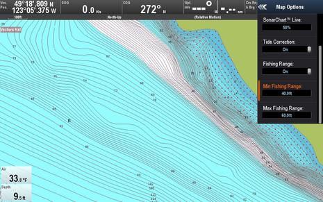 Raymarine Lighthouse r17 Advanced Map Options