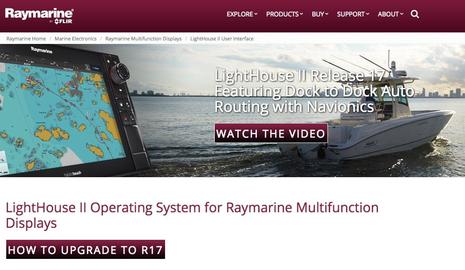 Raymarine Lighthouse r17 Announcement