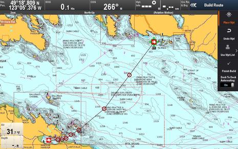 Raymarine Lighthouse r17 Dock-to-dock Autorouting torpedo testing