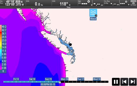 Raymarine Lighthouse r17 Globalmarinenet wave Vancouver