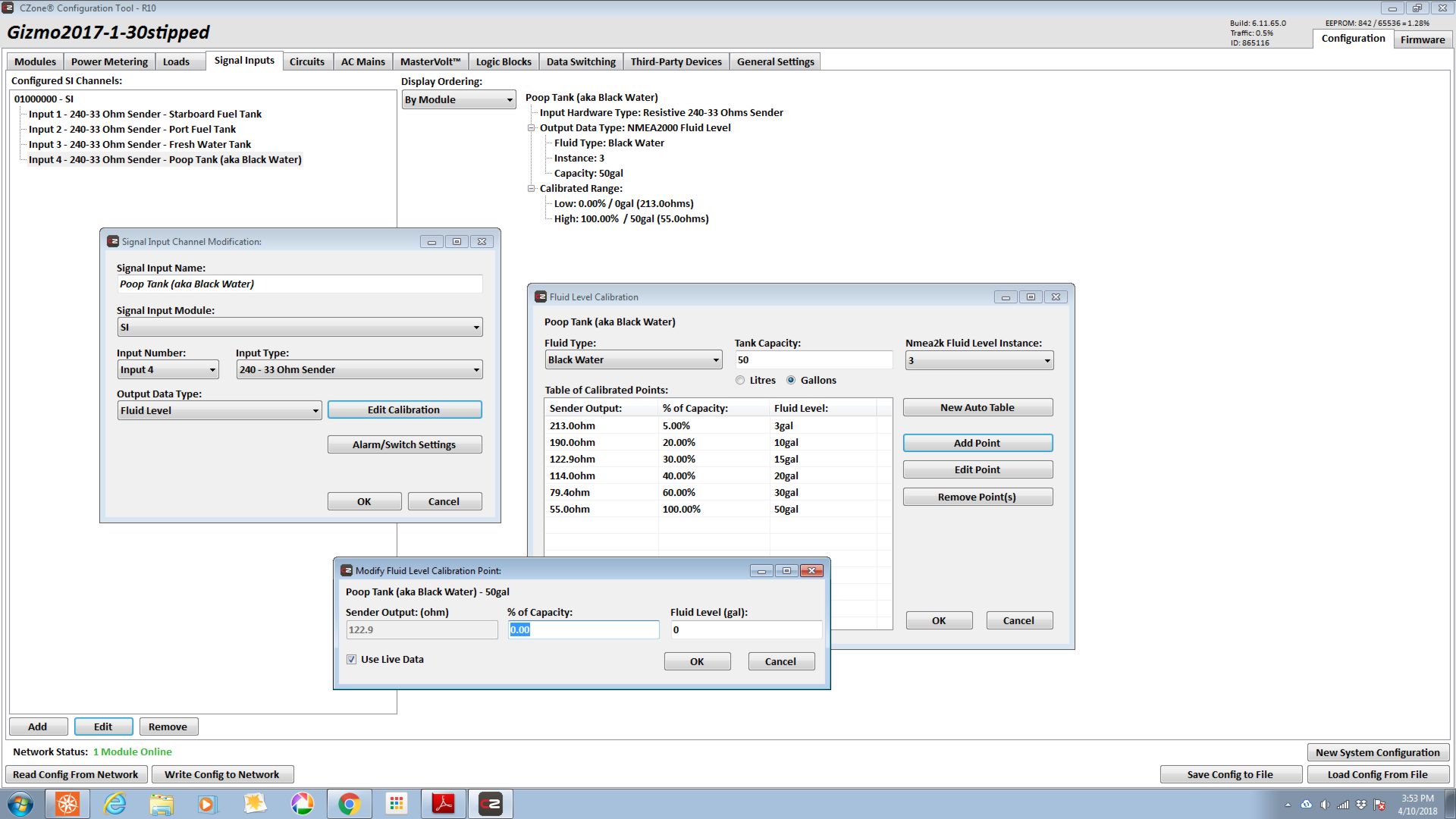 czone configuration tool